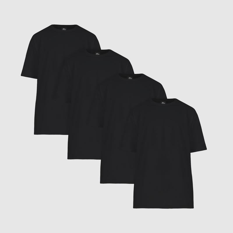 T-shirt oversize in confezione da 4